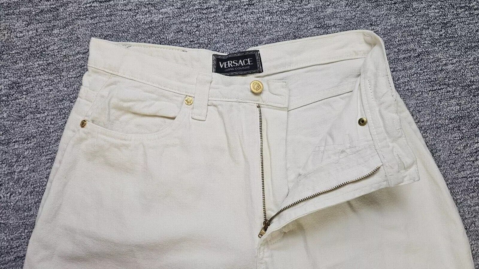 Versace 90s Versace Jeans Couture Tapered Jeans by Ittierre W28 Size US 28 / EU 44 - 7 Thumbnail