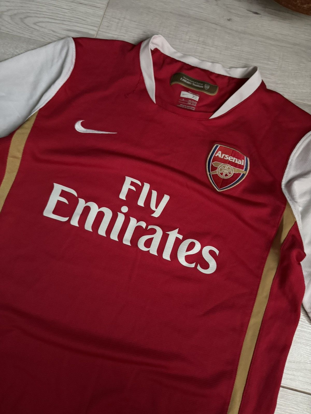 Nike × Vintage Vintage Soccer Jersey Arsenal shirt 2008 kit Size US XS / EU 42 / 0 - 2 Thumbnail
