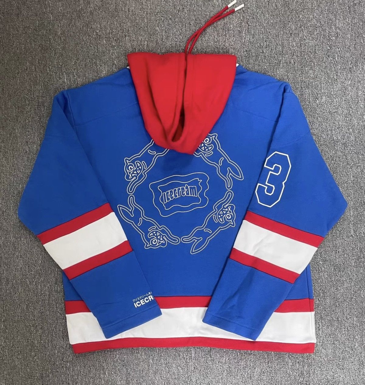 Billionaire Boys Club BBC ICECREAM Rugby Flying Dog Sweatshirt Size US M / EU 48-50 / 2 - 2 Thumbnail