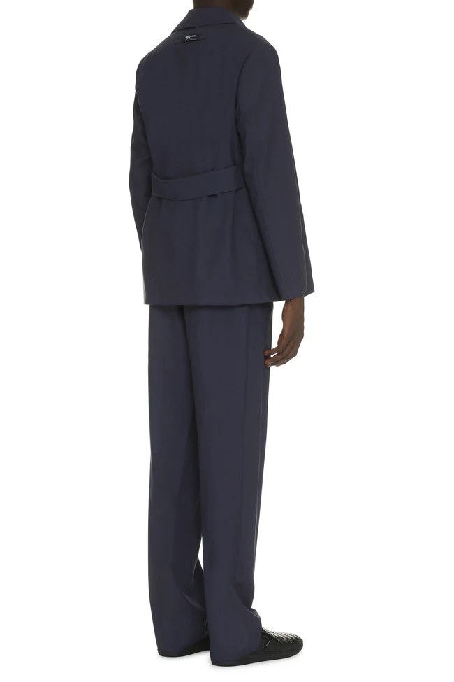 Fendi o1y0125 Wool Jacket in Navy Blue Size US M / EU 48-50 / 2 - 3 Thumbnail