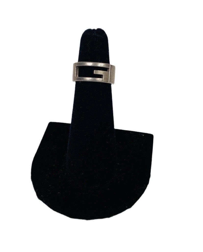 Gucci Gucci .925 Silver G Ring Size IT 12 Size ONE SIZE - 1 Thumbnail