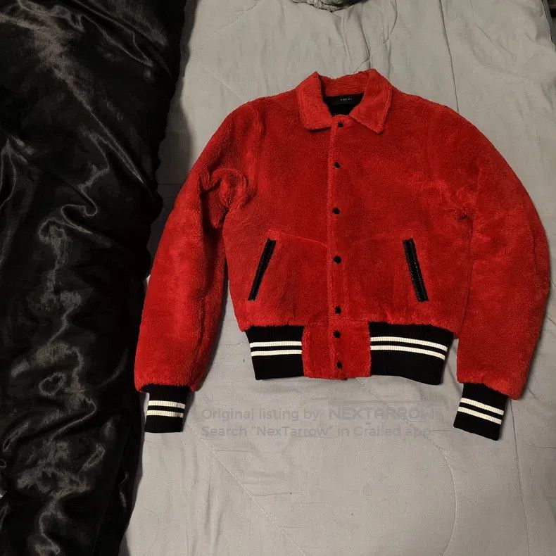 Amiri Amiri Size S Chiffon baseball uniform jacket Size US S / EU 44-46 / 1 - 1 Thumbnail
