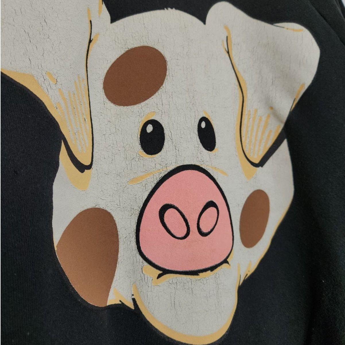Vintage Vintage Pig Art Nature Portrait Raglan Crewneck Sweatshirt Size US XXL / EU 58 / 5 - 3 Thumbnail