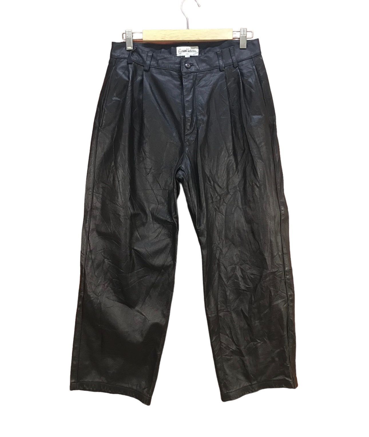Gianni Valentino GIANNI VALENTINO ITALY Leather Pants Size US 30 / EU 46 - 1 Thumbnail