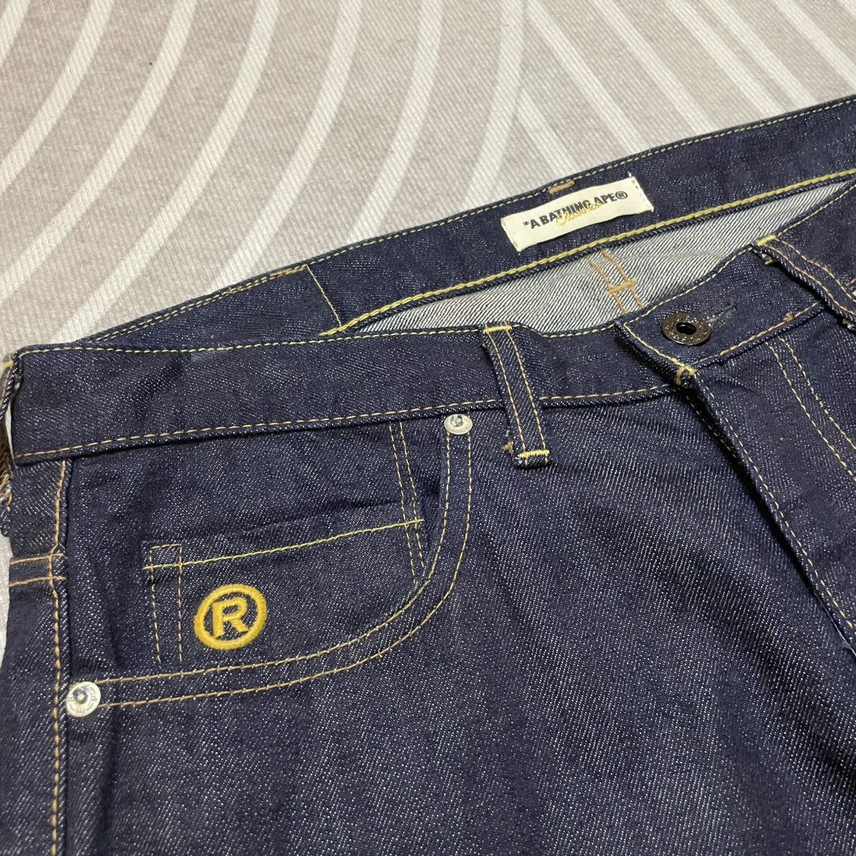 Bape BAPE Bathing Ape Denim Shorts Size US 33 - 4 Thumbnail