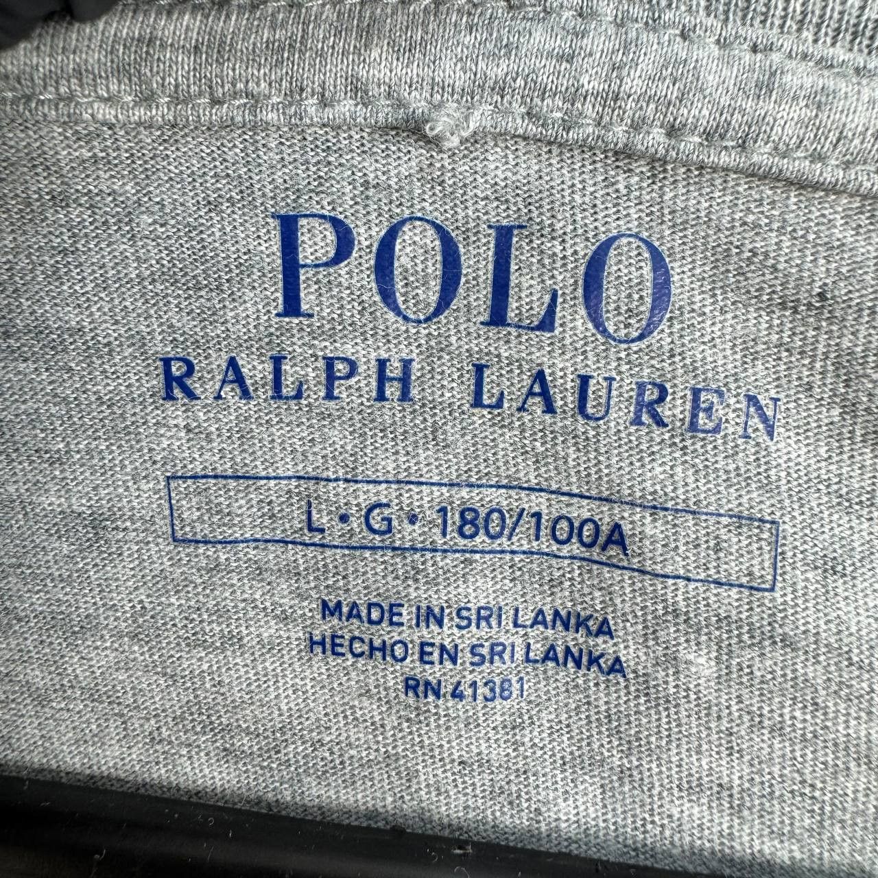 Polo Ralph Lauren Polo Ralph Lauren Grey T-Shirt Small Pony Logo Mens Size L Size US L / EU 52-54 / 3 - 3 Thumbnail