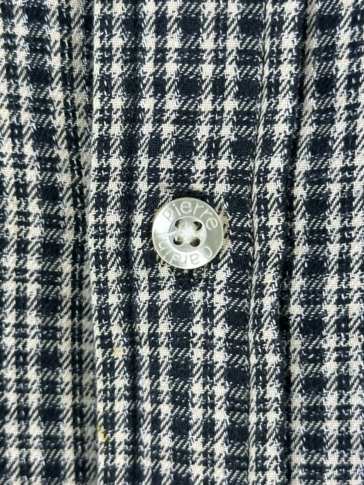 Pierre Cardin Pierre Cardin Mini Plaid Check Flannel Shirt Size US L / EU 52-54 / 3 - 9 Thumbnail