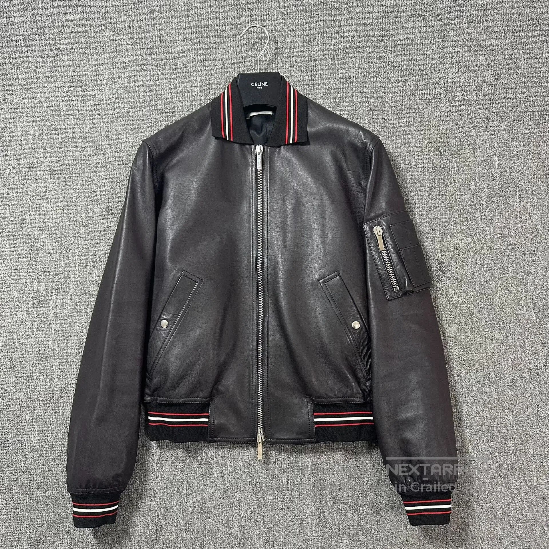 Dior Dior Homme 17SS Runway Skeleton Rose Leather Jacket. Size US M / EU 48-50 / 2 - 1 Thumbnail