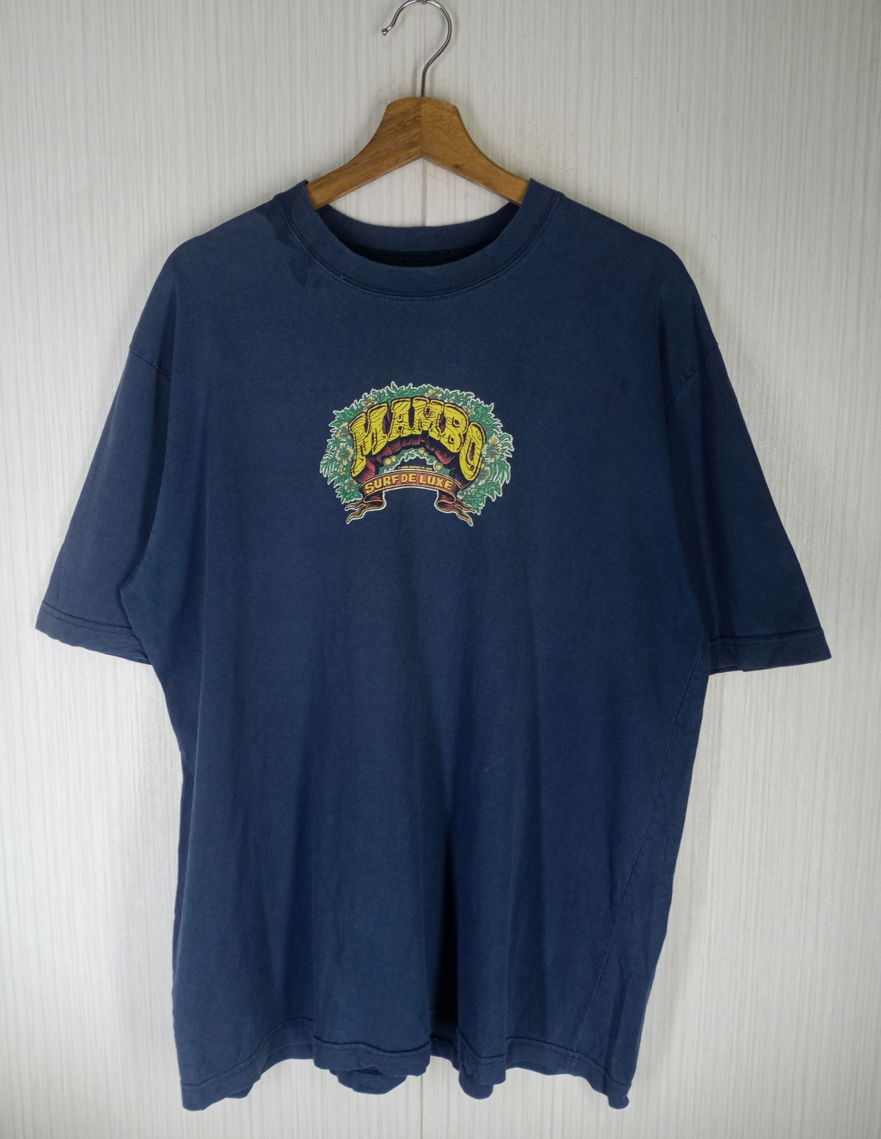 Mambo × Vintage Rare Vintage Mambo "Banzai Tsunami Rider"Tshirt Size US L / EU 52-54 / 3 - 3 Thumbnail