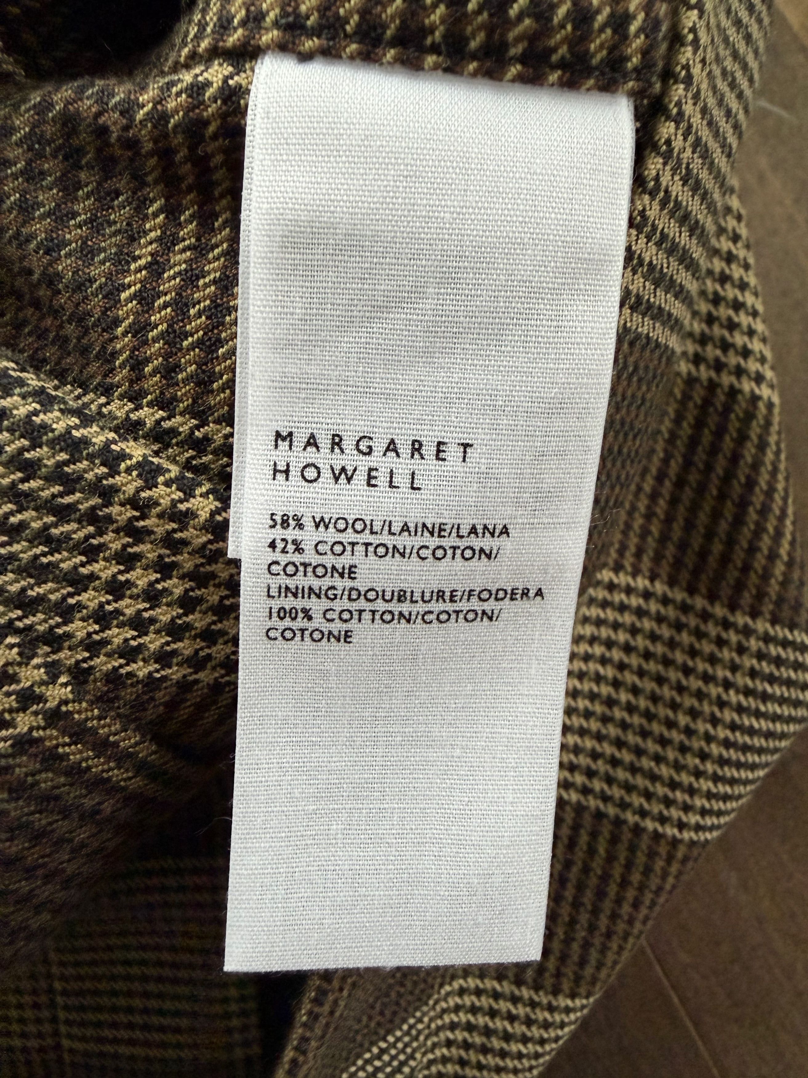 Margaret Howell Flap Pocket Overshirt Graphic Yarn Dyed Wool FW25 Size US S / EU 44-46 / 1 - 3 Thumbnail