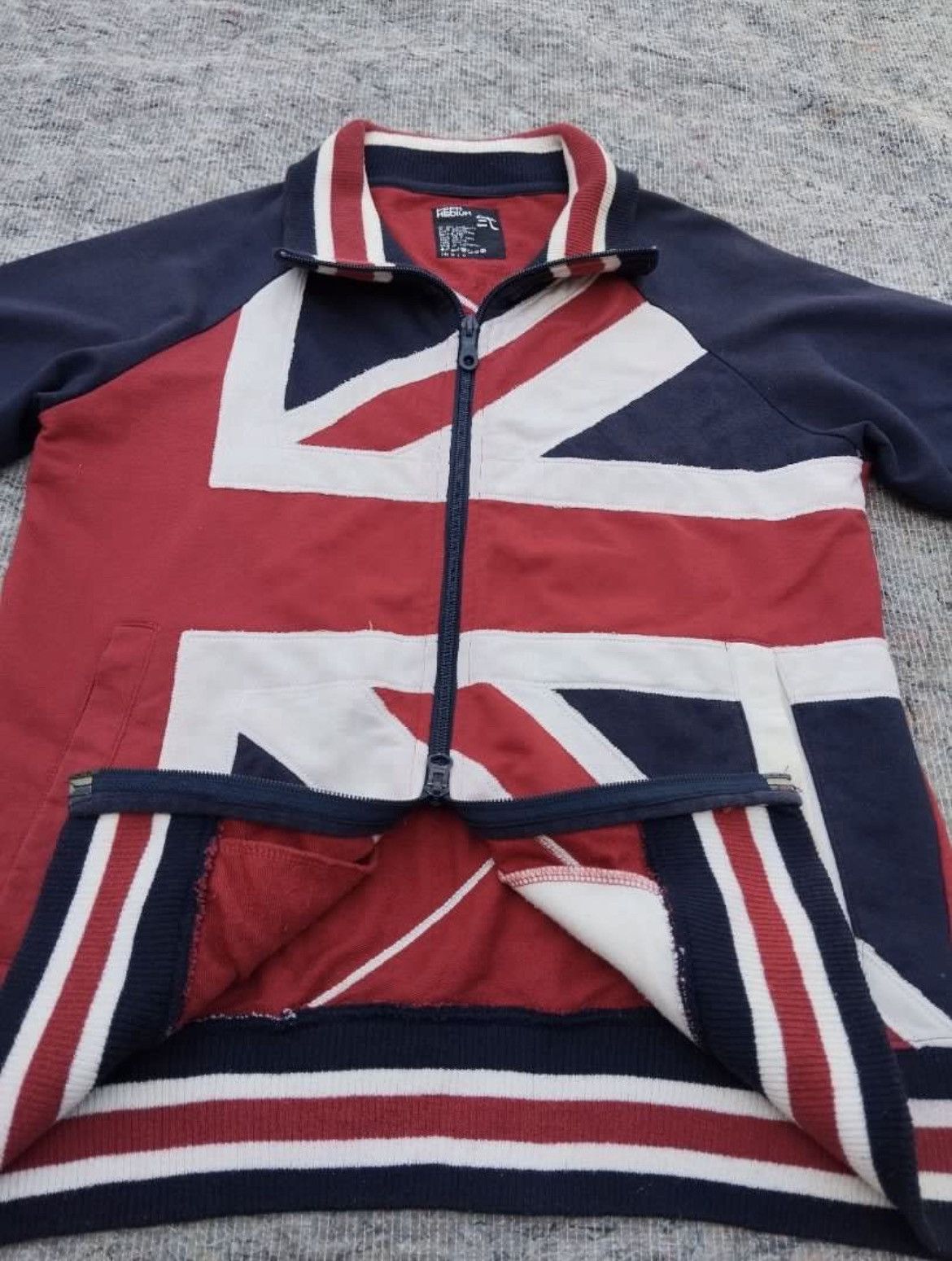 PPFM Ppfm UK Flag Double Zipper Sweatshirt Size US M / EU 48-50 / 2 - 5 Thumbnail