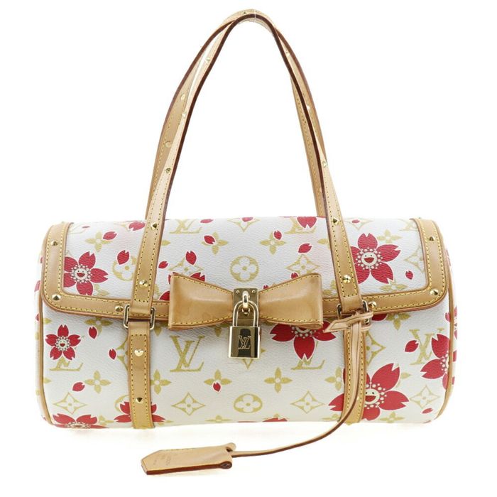 Louis Vuitton Louis Vuitton Papillon 27 Cherry Blossom White