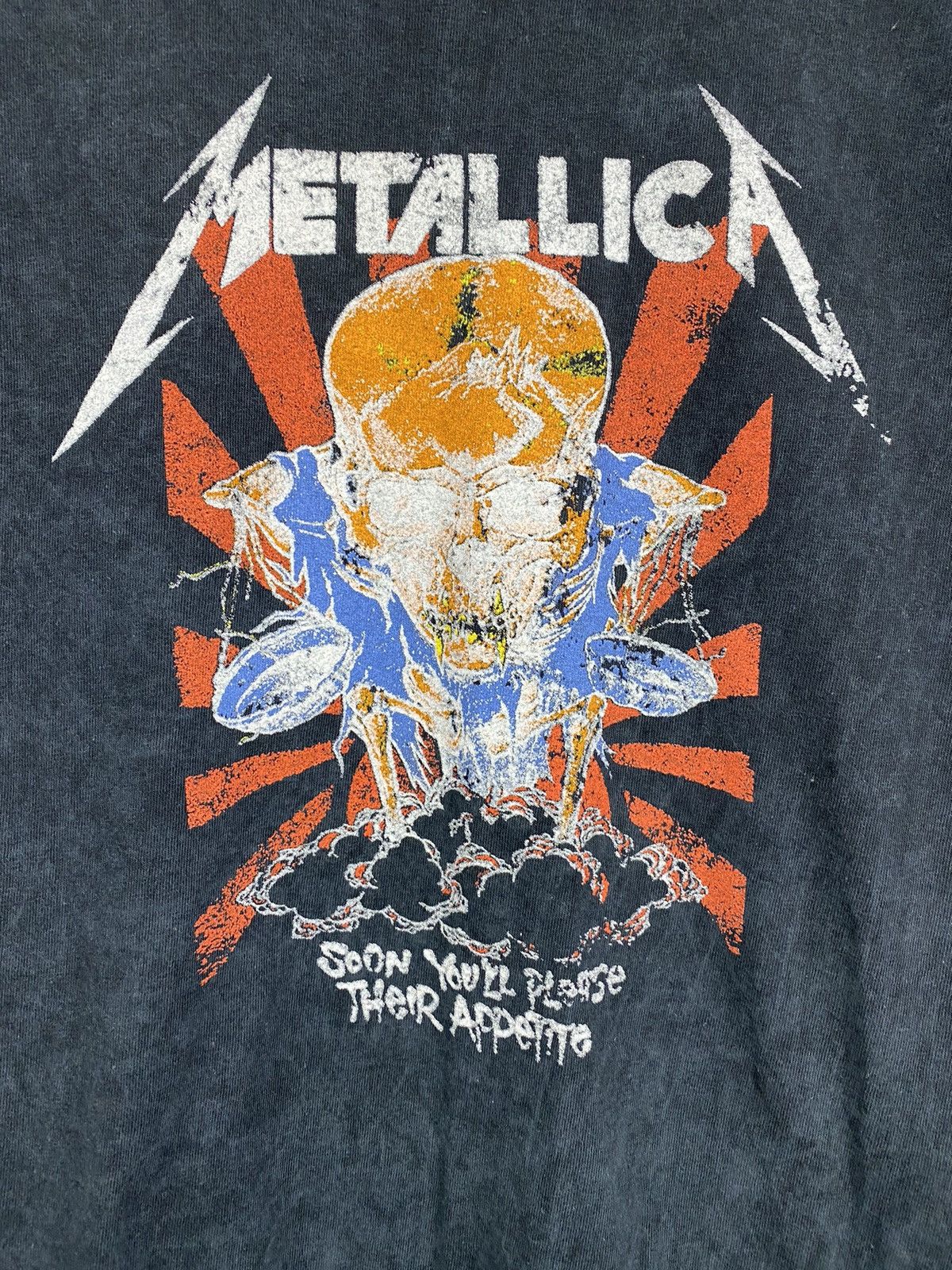 Metallica 🇺🇸 Vtg Y2K Metallica Soon You’ll Please Their Appetite Shirt Size US M / EU 48-50 / 2 - 3 Thumbnail