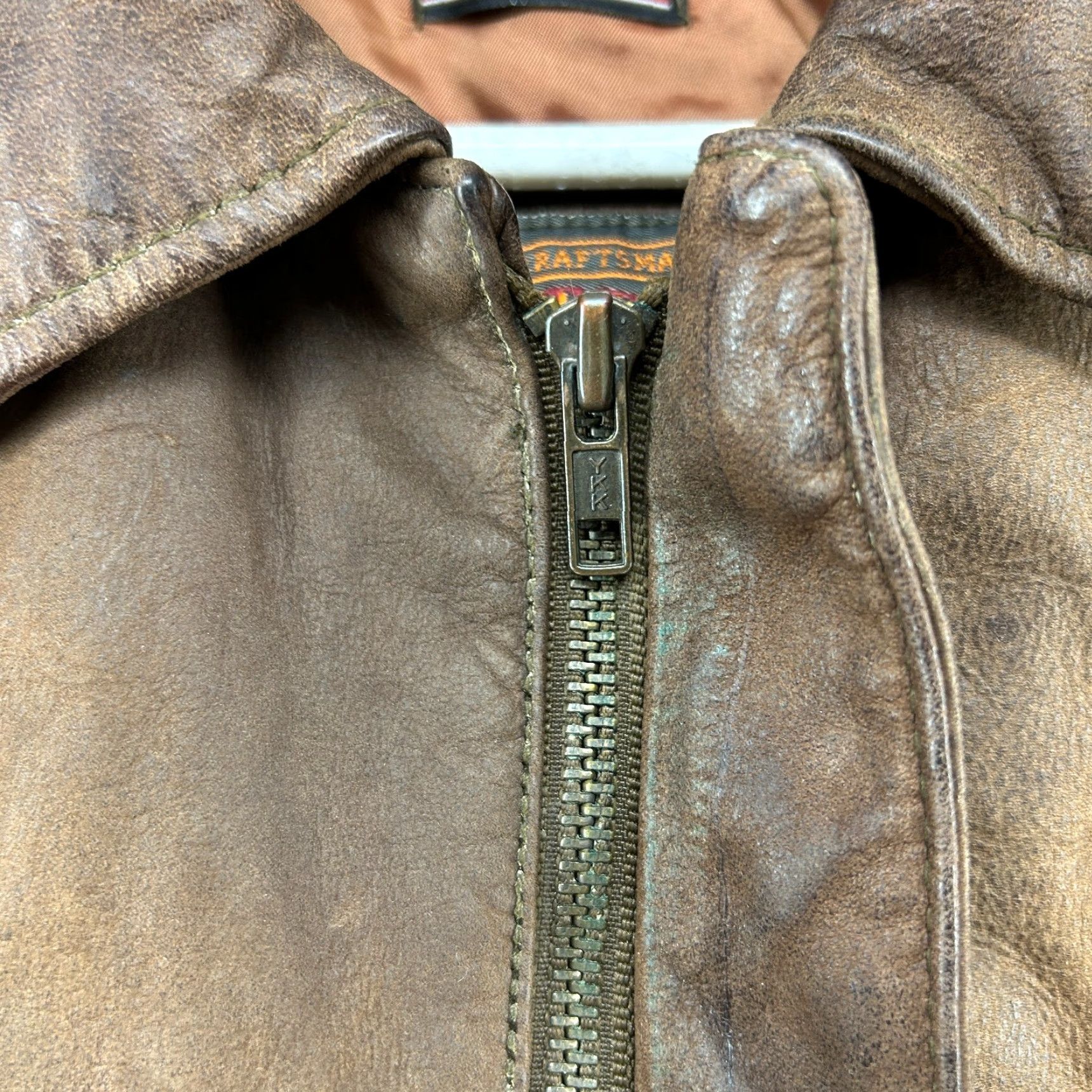 Vintage VINTAGE Adventure Bound Jacket Mens M Brown Leather Thinsulate Flight A2 90s Accessories Pockets Skiing Bomber Zip Brown Leather 90s Mens Size US M / EU 48-50 / 2 - 4 Thumbnail