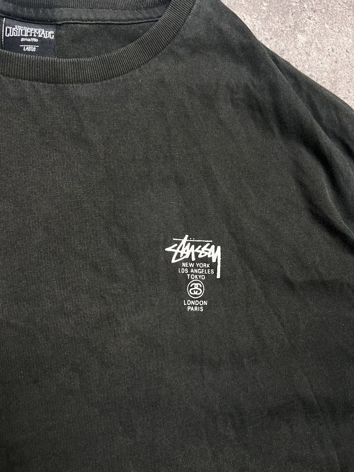 Stussy Vintage STUSSY Custom Made Long Sleeve T Shirt Tee Size US L / EU 52-54 / 3 - 4 Thumbnail