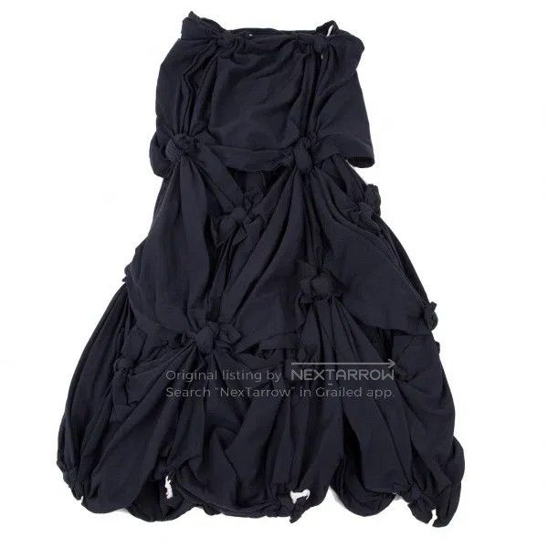 Comme des Garcons Comme Des Garcons size S Navy Blue Vintage Knot Design Hal Size 22" - 3 Thumbnail