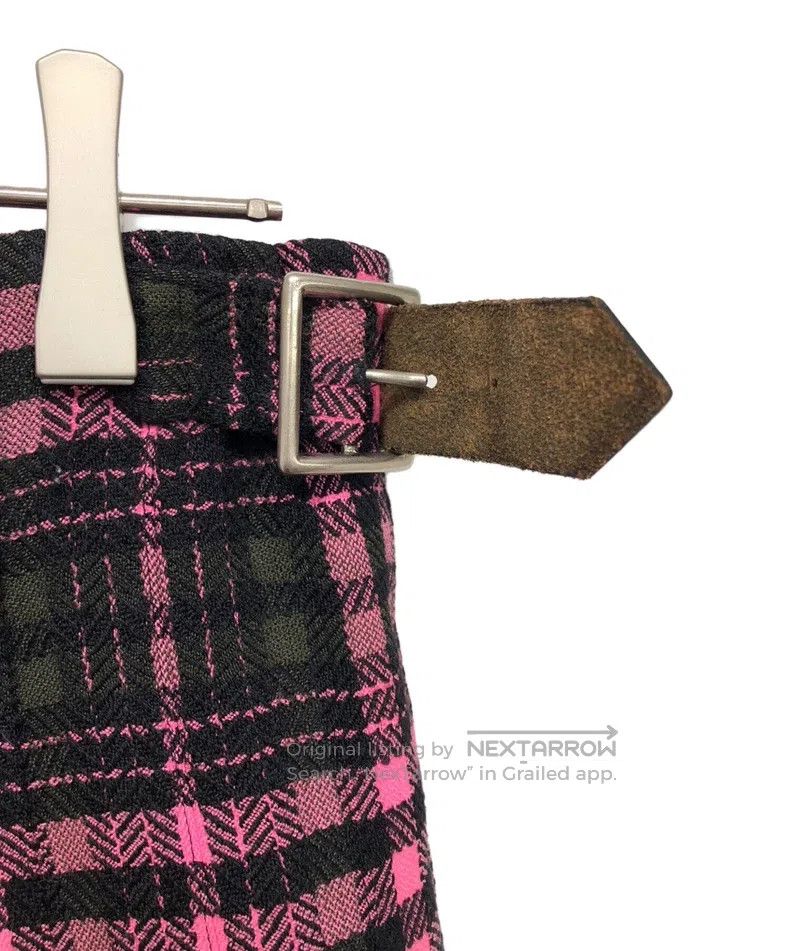 Comme des Garcons Comme Des Garcons size M Plaid buckle skirt Size 23" - 3 Thumbnail