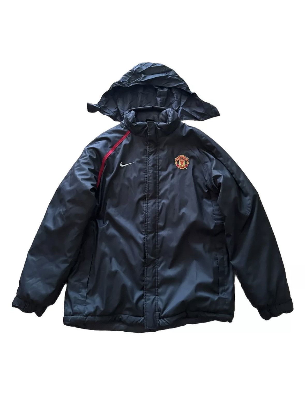 Nike Vintage Y2K Nike Manchester United Bomber Puffer XL Jacket Size US XL / EU 56 / 4 - 1 Thumbnail