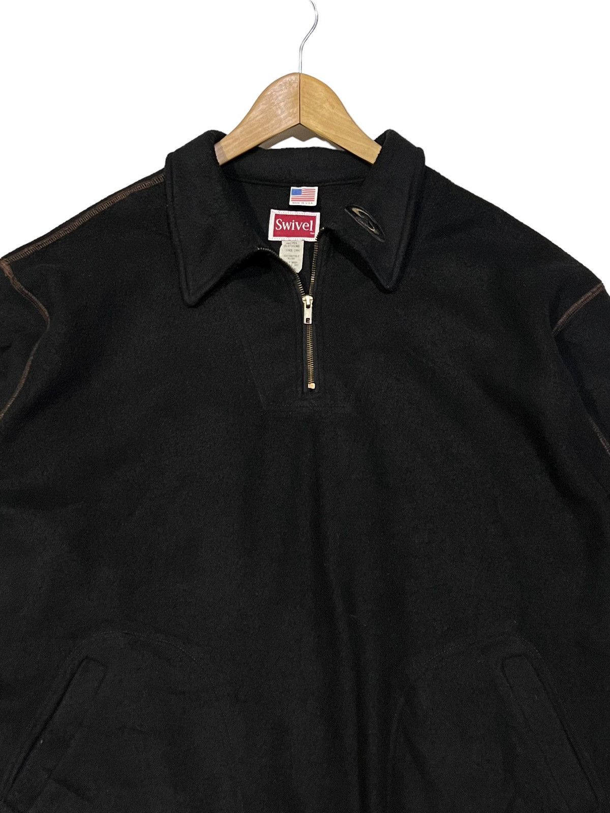 Vintage VINTAGE SWIVEL HALF ZIP EMBROIDERY SMALL LOGO OVERSIZE USA Size US XL / EU 56 / 4 - 3 Thumbnail