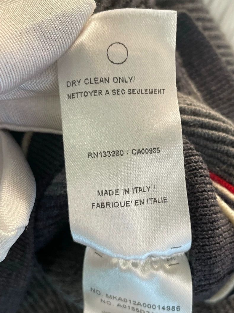 Thom Browne Thom Browne Dark grey striped wool sweater Size M / US 6-8 / IT 42-44 - 6 Thumbnail