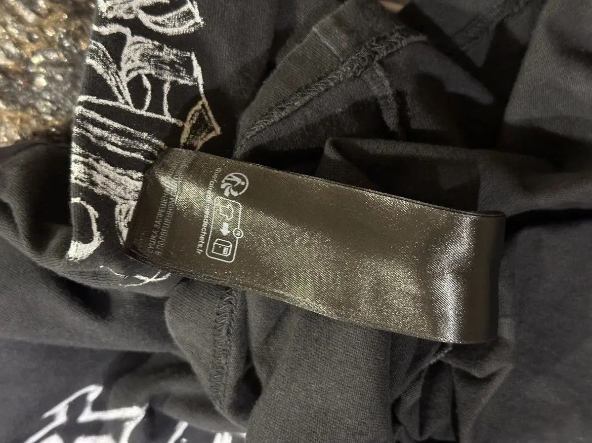 Balenciaga Balenciaga SS24 DIY Metal / Gothic Logos Long Sleeve T-Shirt Size US XL / EU 56 / 4 - 7 Thumbnail