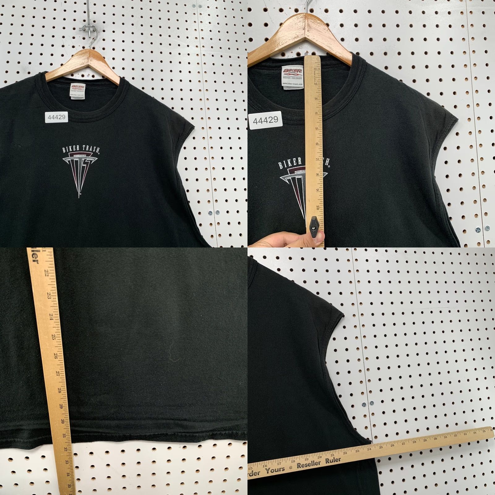 Vintage VINTAGE Biker Trash Shirt Mens 2XL Black Tribal Sleeveless Motorcyle 90s Size US XXL / EU 58 / 5 - 8 Thumbnail
