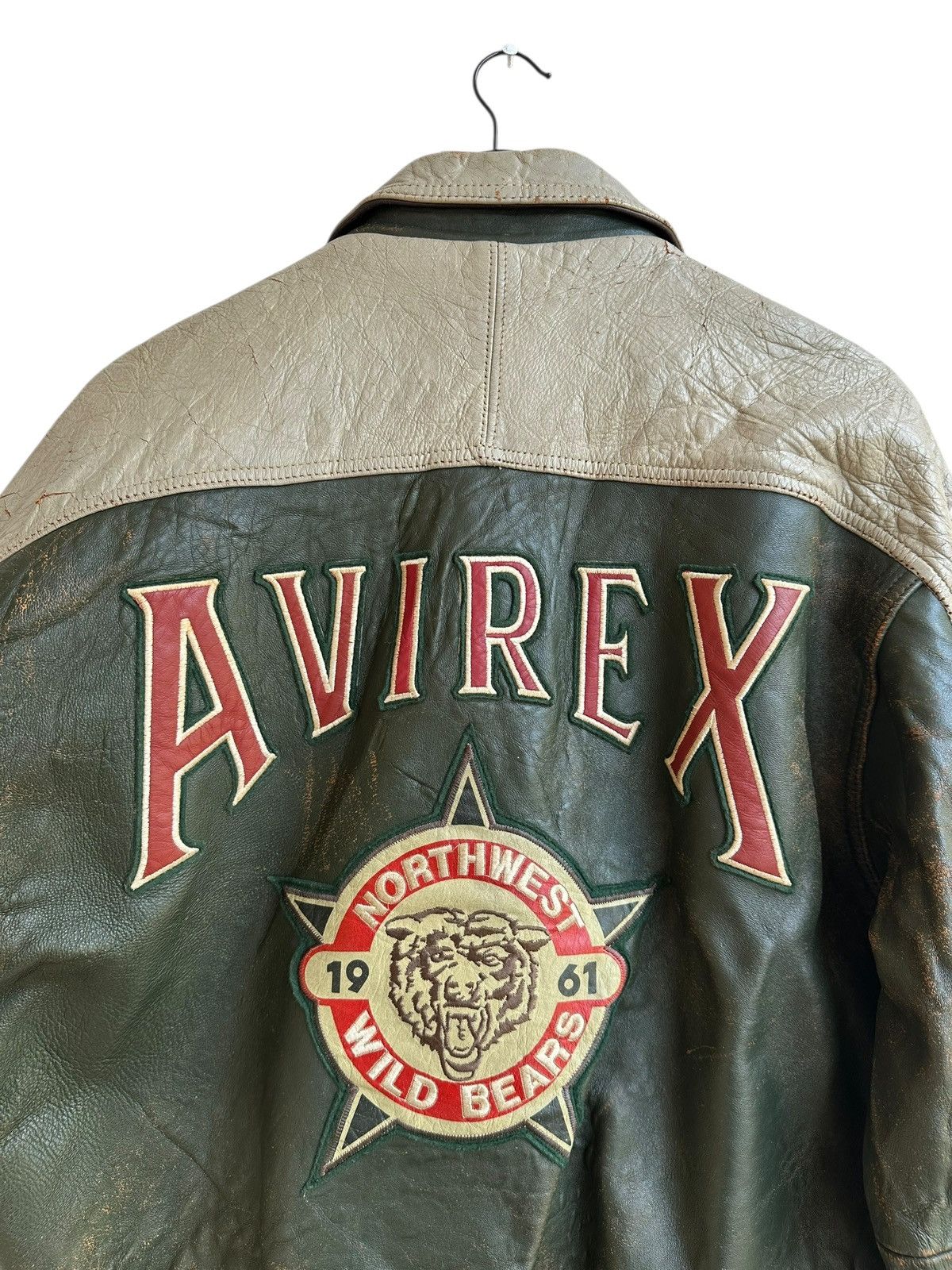 Avirex Vintage Varsity Avirex Leather Jacket Size US S / EU 44-46 / 1 - 12 Thumbnail
