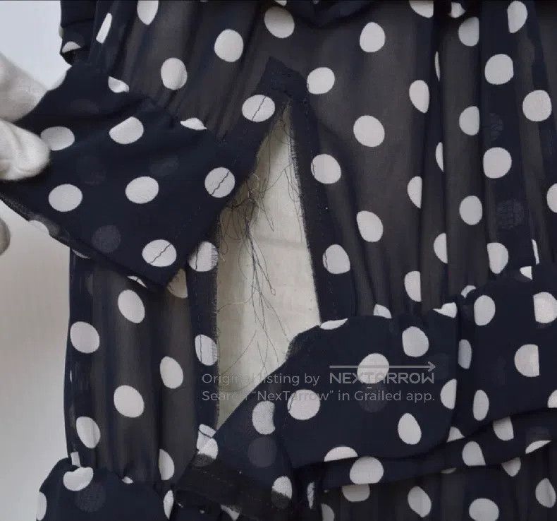Comme des Garcons Comme Des Garcons size XS Polka Dot Gingham Skirt Size 22" - 3 Thumbnail