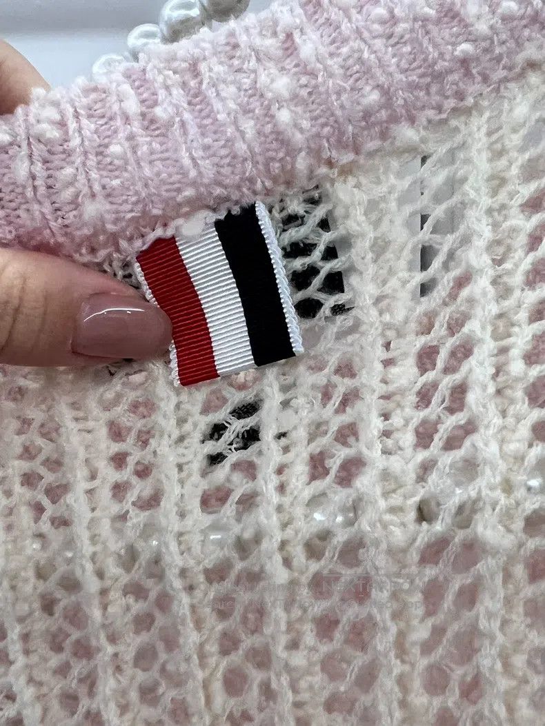 Thom Browne Thom Browne Pink knit sweater Size M / US 6-8 / IT 42-44 - 3 Thumbnail