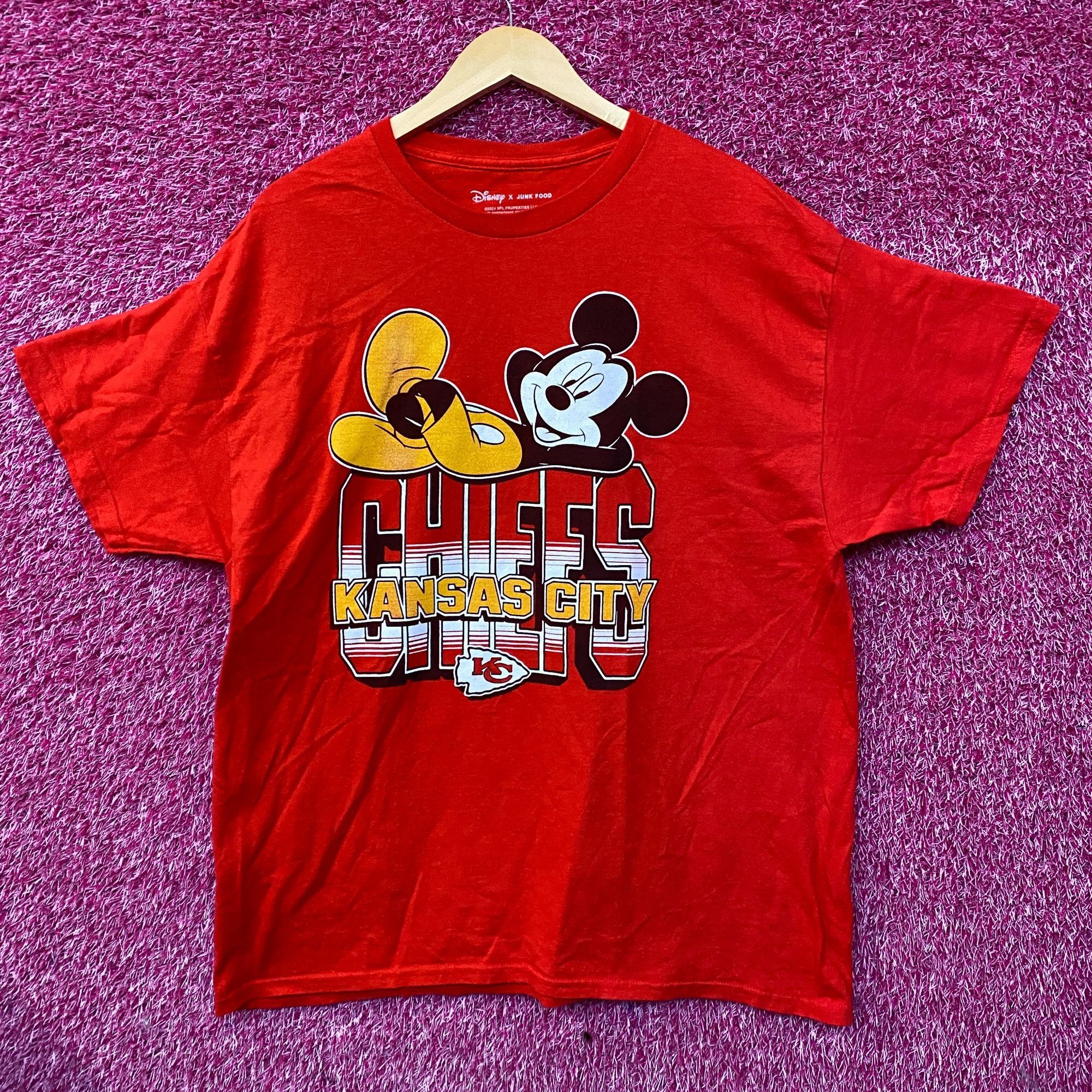 Junk Food Junk Food x NFL Disney Mickey Mouse Kick Back Kansas City Ch Size US L / EU 52-54 / 3 - 1 Thumbnail