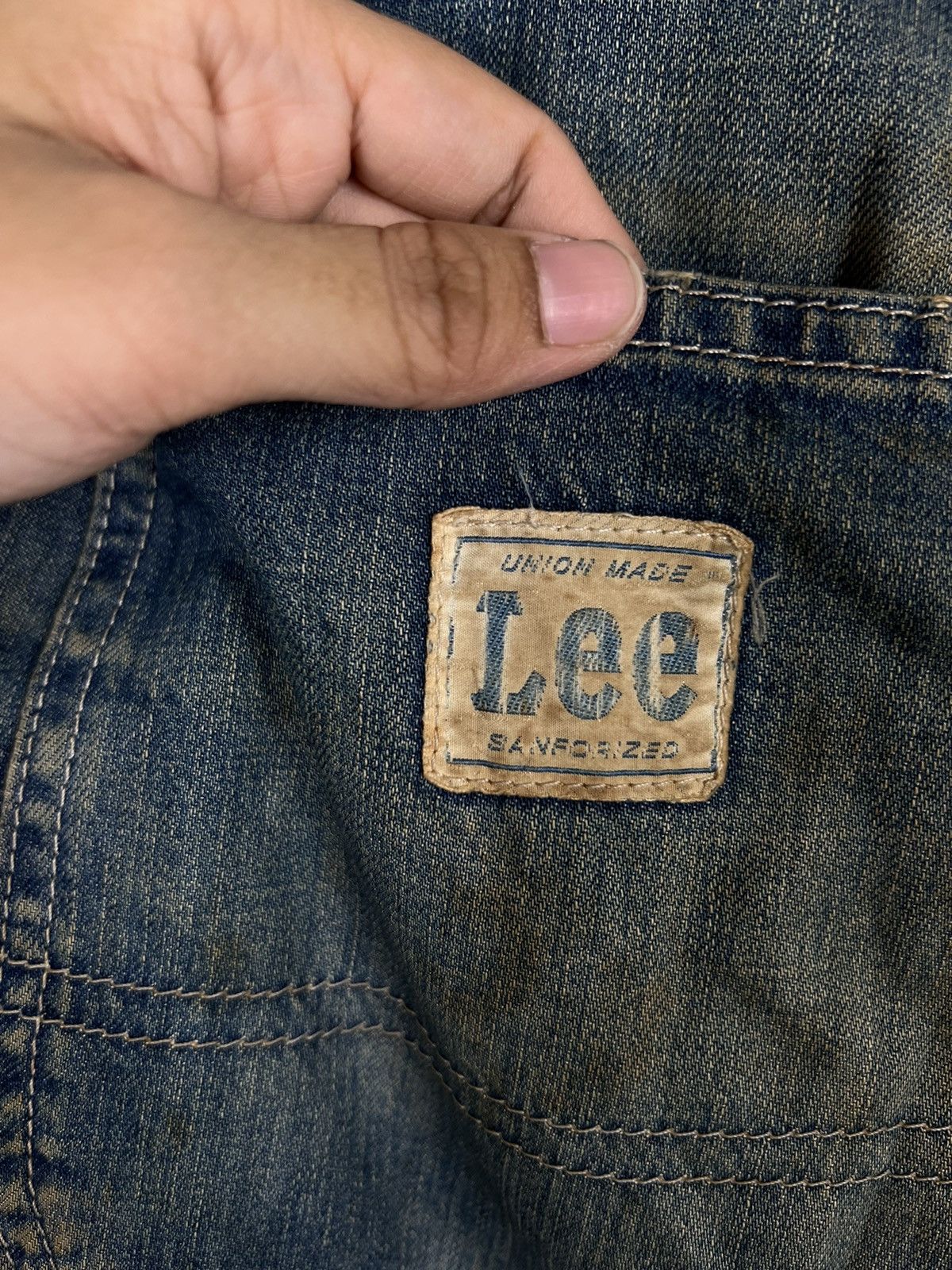 Lee × Vintage 🔥 VINTAGE LEE UNION MADE WORKS DENIM Size US 32 / EU 48 - 13 Thumbnail