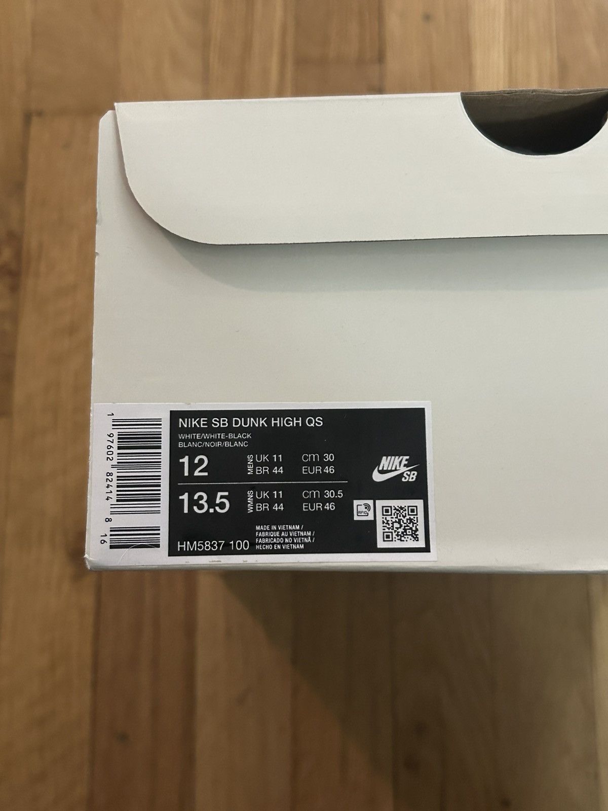 Nike SB Nike SB dunk high X Anti Hero size 12 Size US 12 / EU 45 - 8 Thumbnail