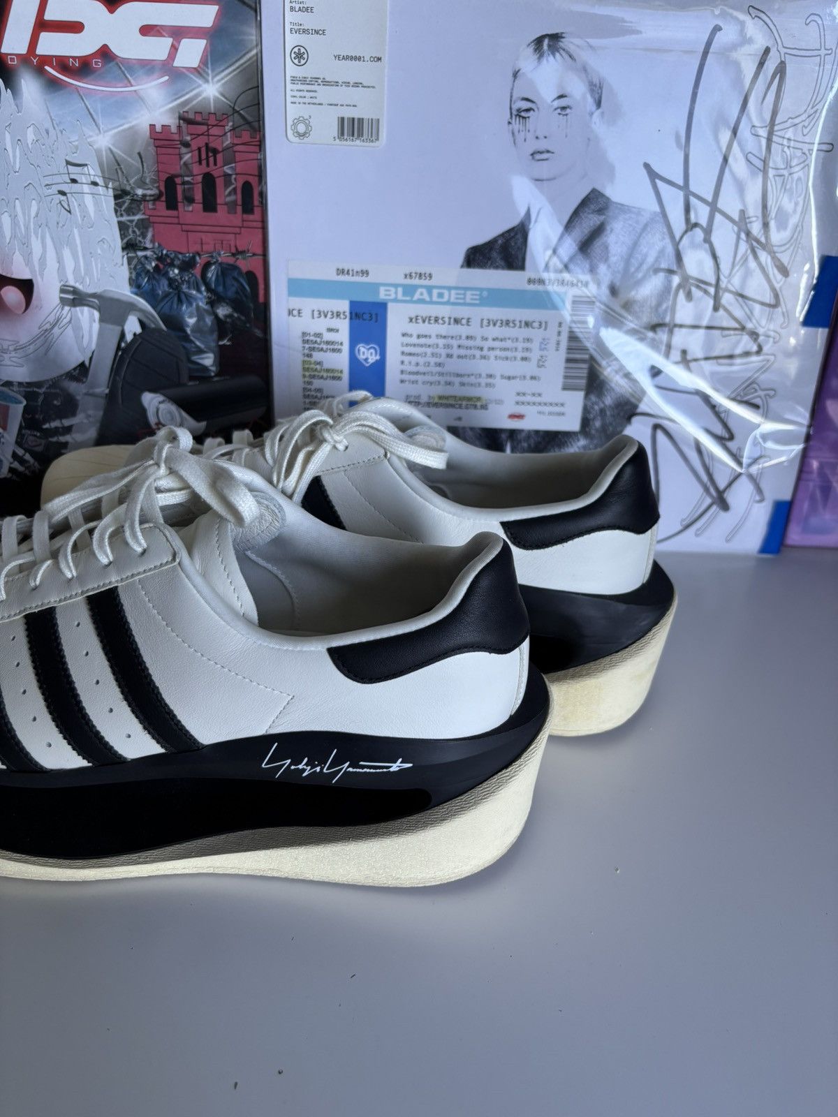 Adidas × Y-3 Y-3 gendo superstar platform shoes Size US 12 / EU 45 - 5 Thumbnail