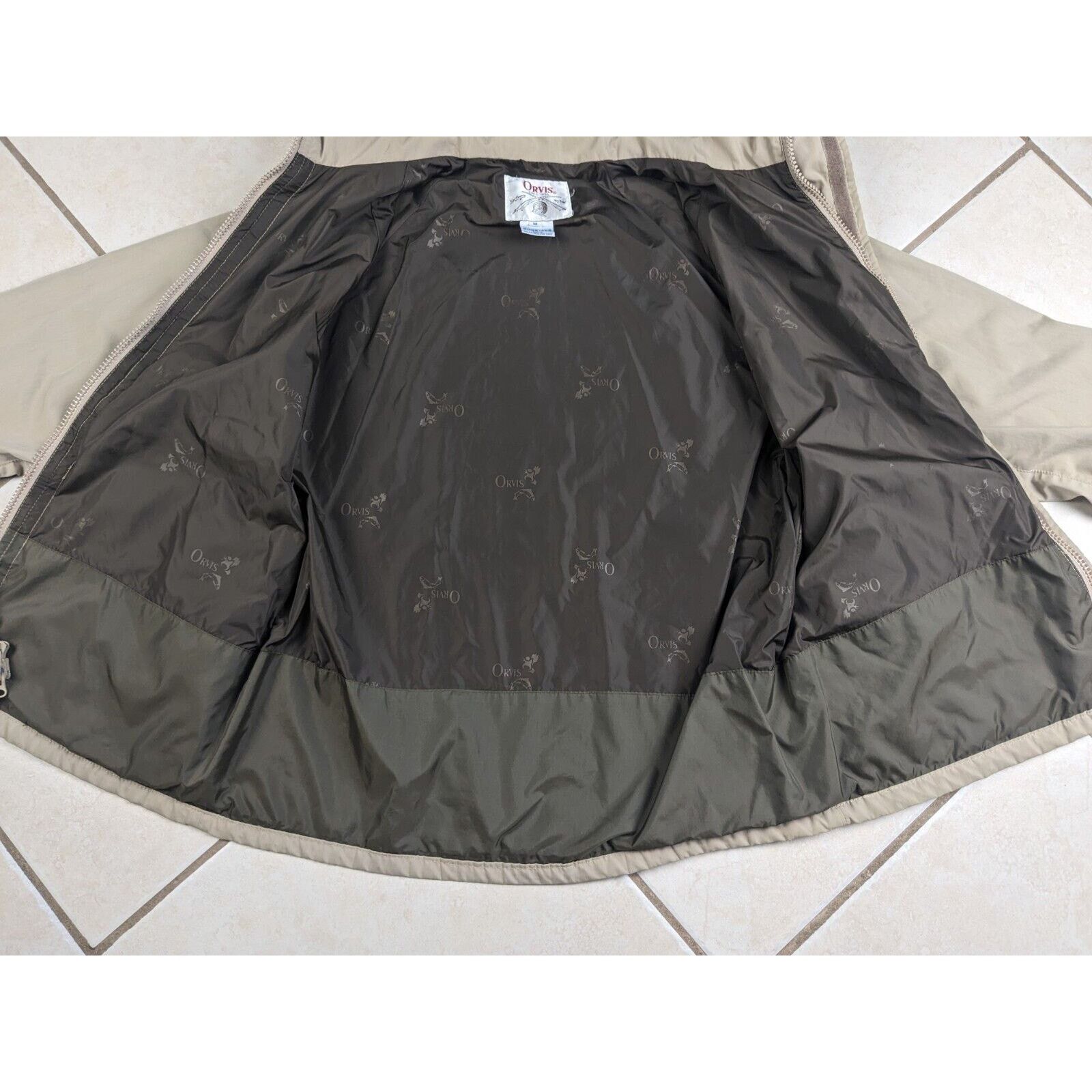 Orvis Vtg Orvis Jacket Tan Brown Goretex Fishing Packable Hood zip Size US M / EU 48-50 / 2 - 9 Thumbnail