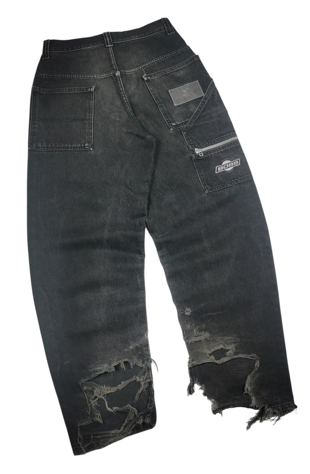 Hugo Boss Hugo Boss Baggy Distressed Jeans Vintage Y2K 90s GUC Size US 30 / EU 46 - 1 Thumbnail