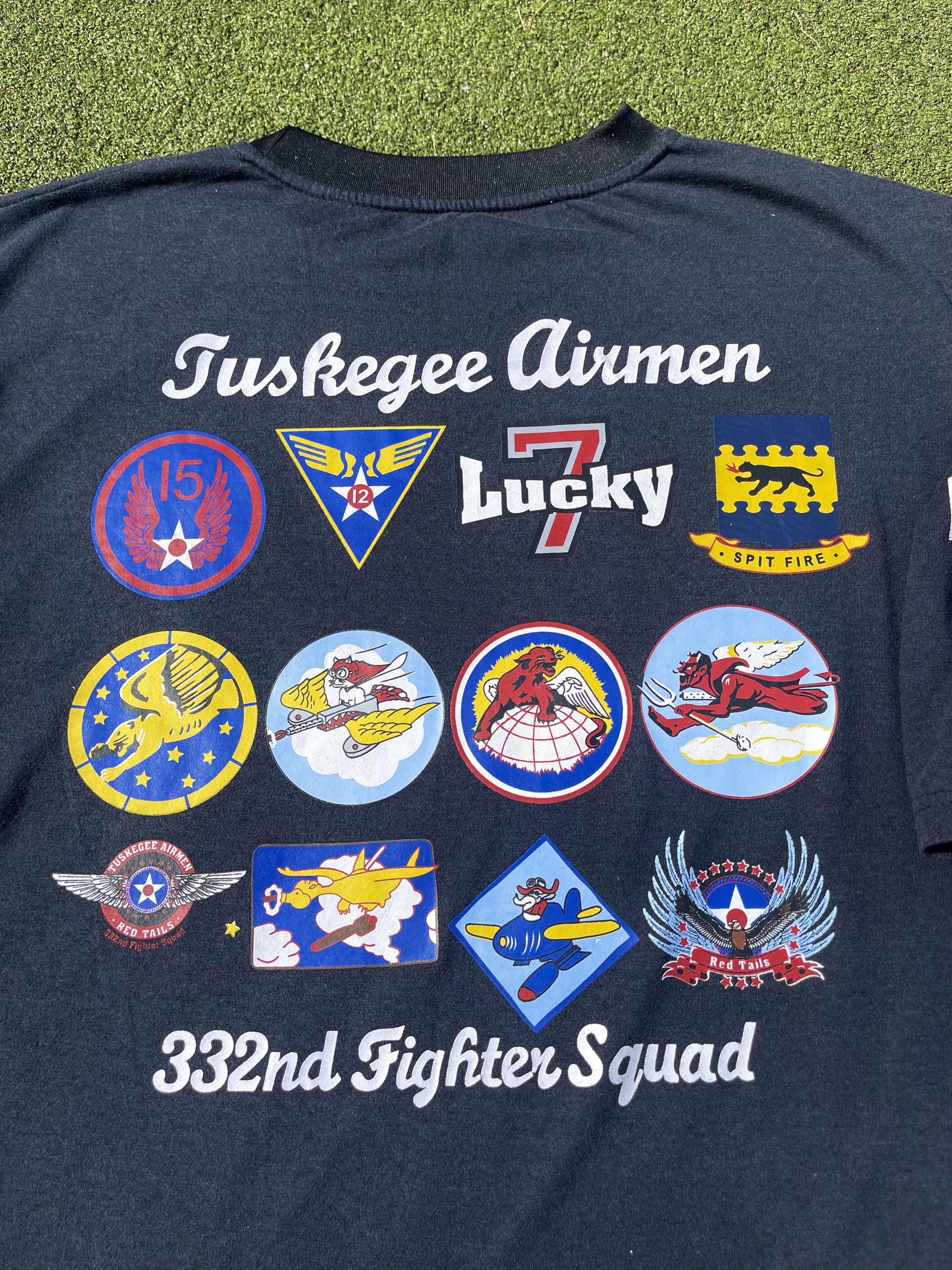 Rap Tees × Vintage Tuskegee Airmen Vintage Black History 90's Rap T-Shirt Size US XXL / EU 58 / 5 - 8 Thumbnail