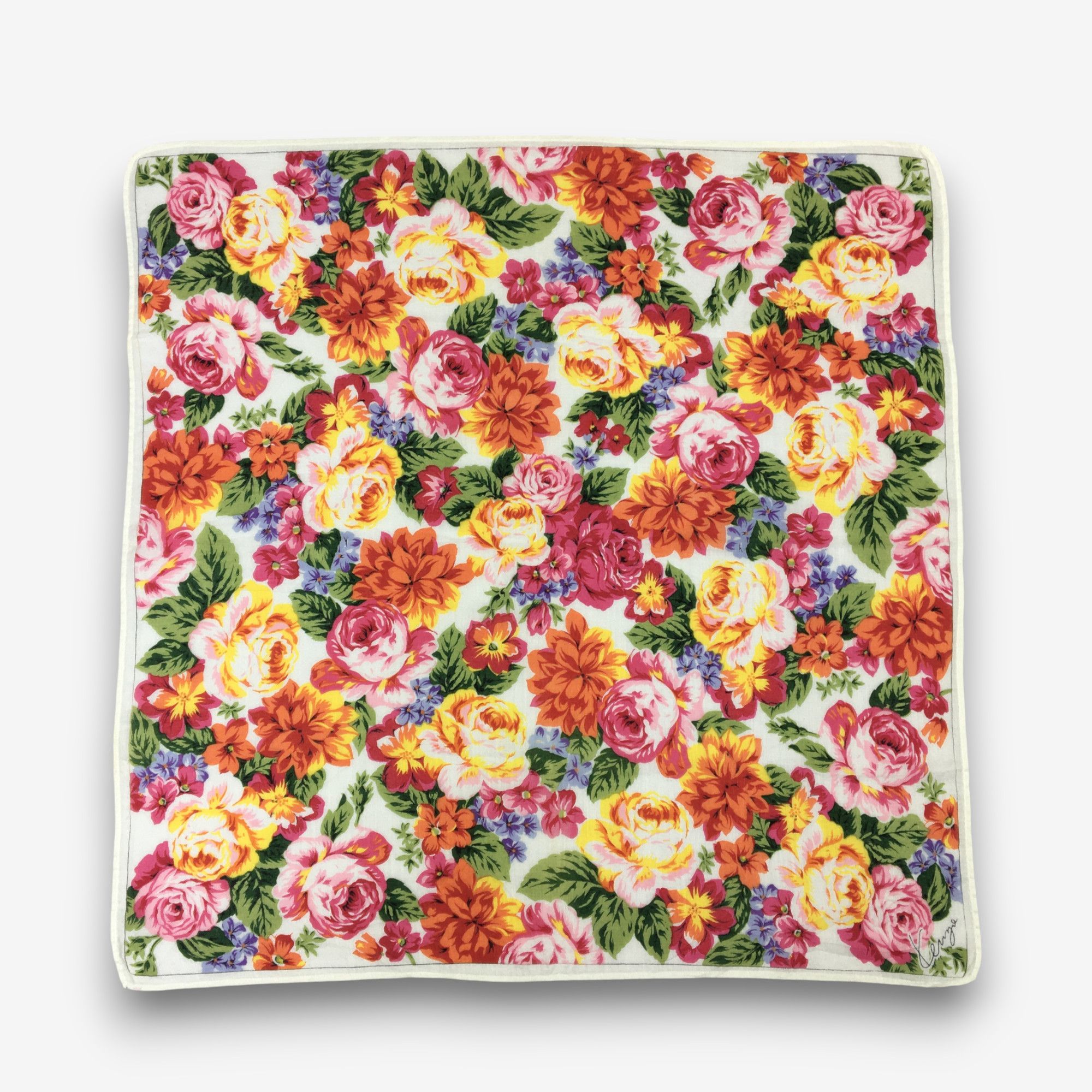 Kenzo Vintage Kenzo Handkerchief Pocket Square Bandana Size ONE SIZE - 2 Thumbnail