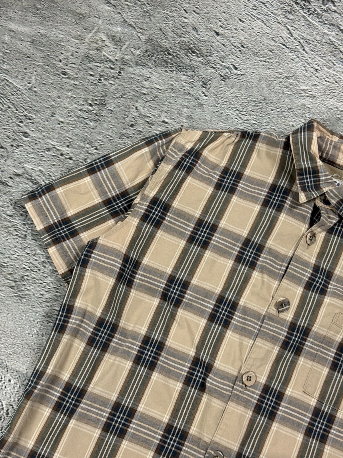Kapital Kapital button up shirt vintage beige checkered Size US XL / EU 56 / 4 - 2 Thumbnail