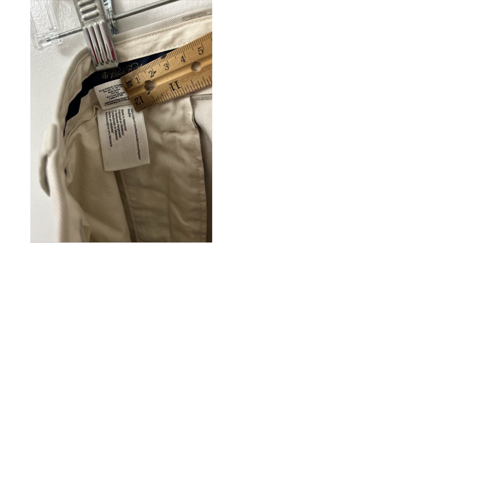Brooks Brothers Brooks Brothers Advantage Chino Hudson Pants Mens 36x32 Beige Cotton Slim/Classic 5-Pocket Zipper Button Casual Workwear"} Size US 36 / EU 52 - 9 Thumbnail