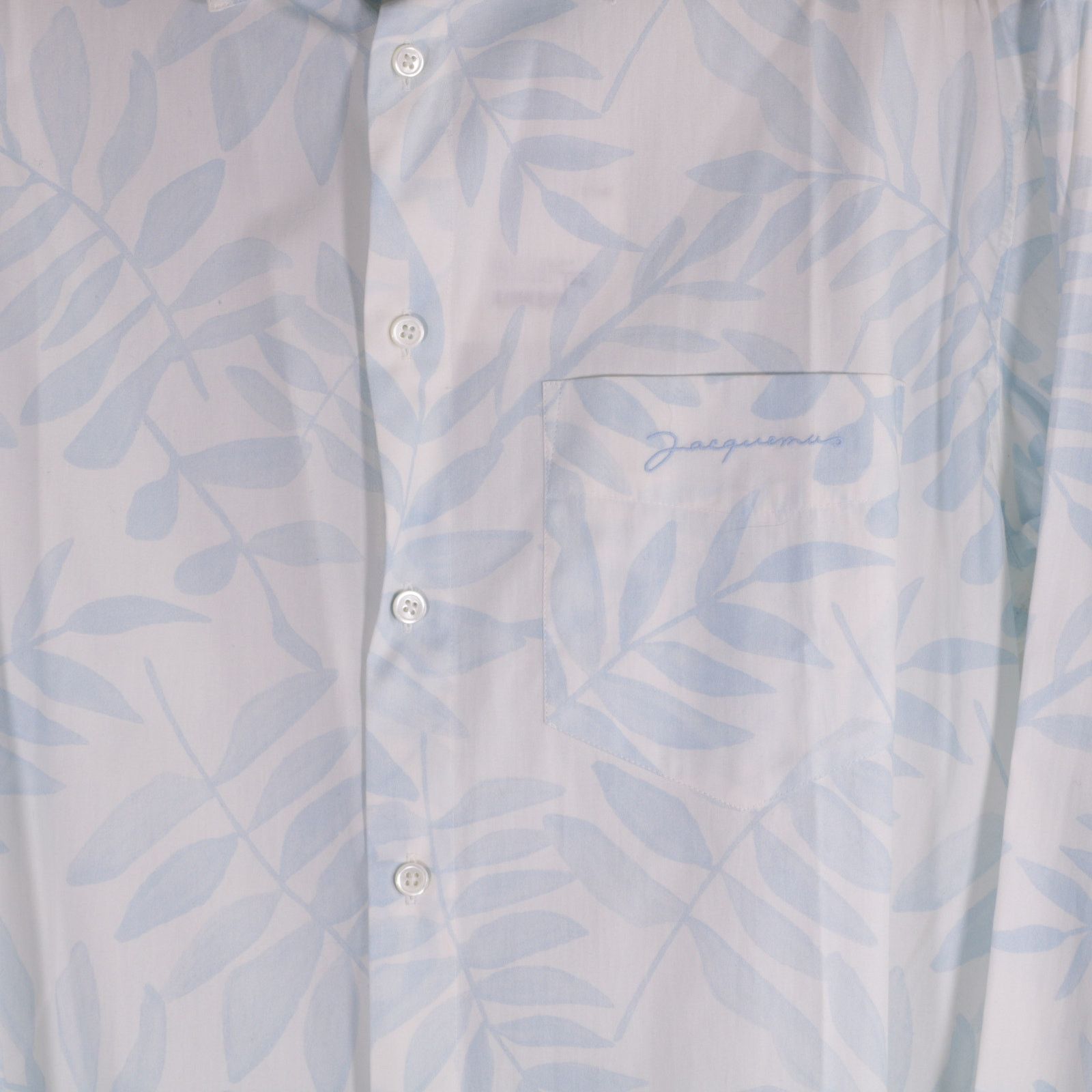 Jacquemus Jacquemus L'amour Simon Leaves Print Shirt 46 Size US S / EU 44-46 / 1 - 3 Thumbnail