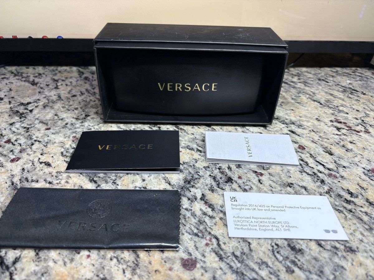 Versace Versace VE4487 Sunglasses Black Polarized Made in Italy Size ONE SIZE - 7 Thumbnail