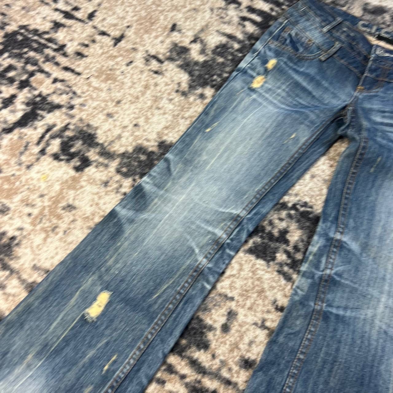 Japanese Brand Avant Garde Jqpanese Distressed Style Flared Jeans Size 27" / US 4 / IT 40 - 6 Thumbnail