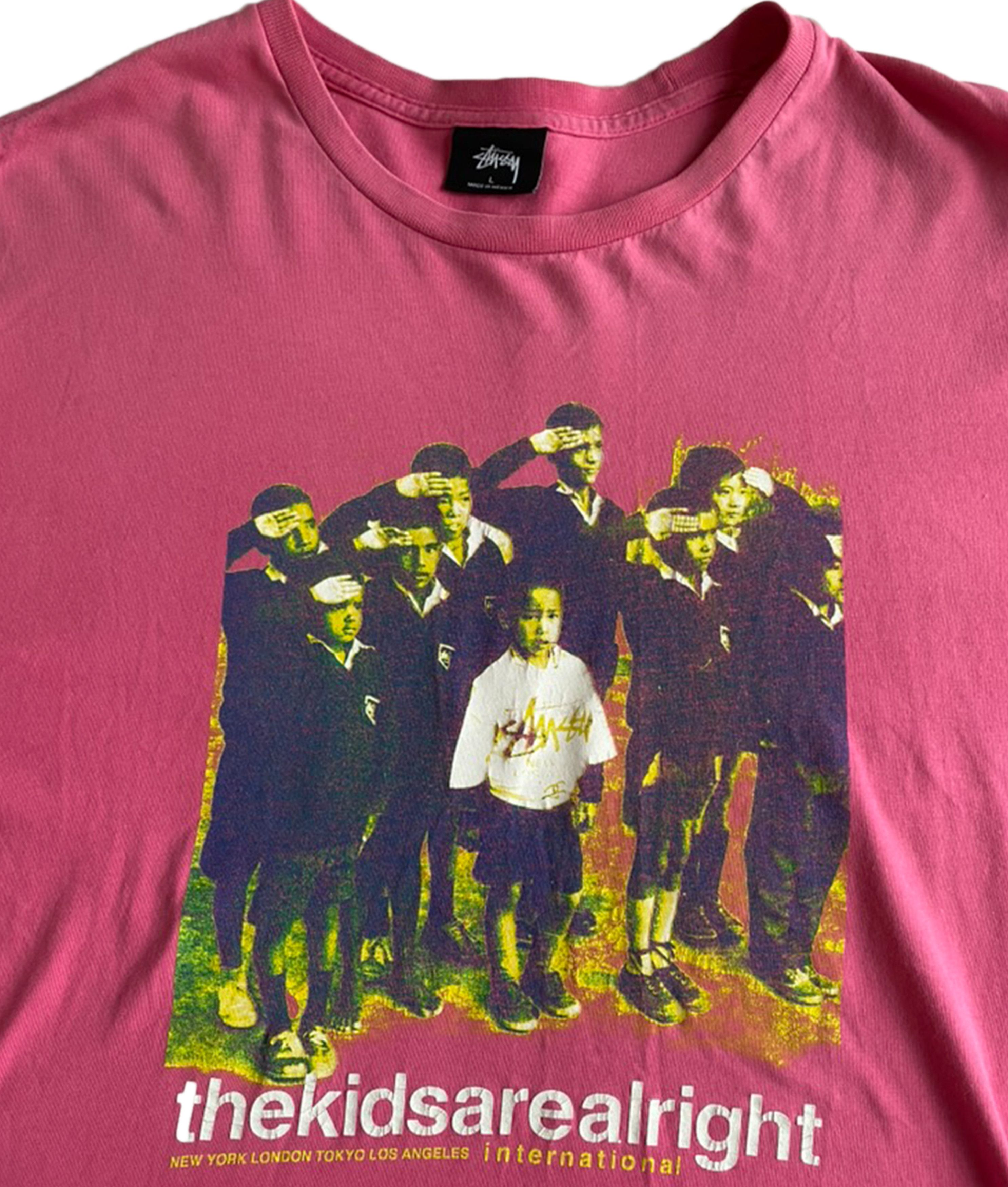 Stussy Vintage Stussy “The Kids Are Alright” T-Shirt – Size L Size US L / EU 52-54 / 3 - 1 Thumbnail