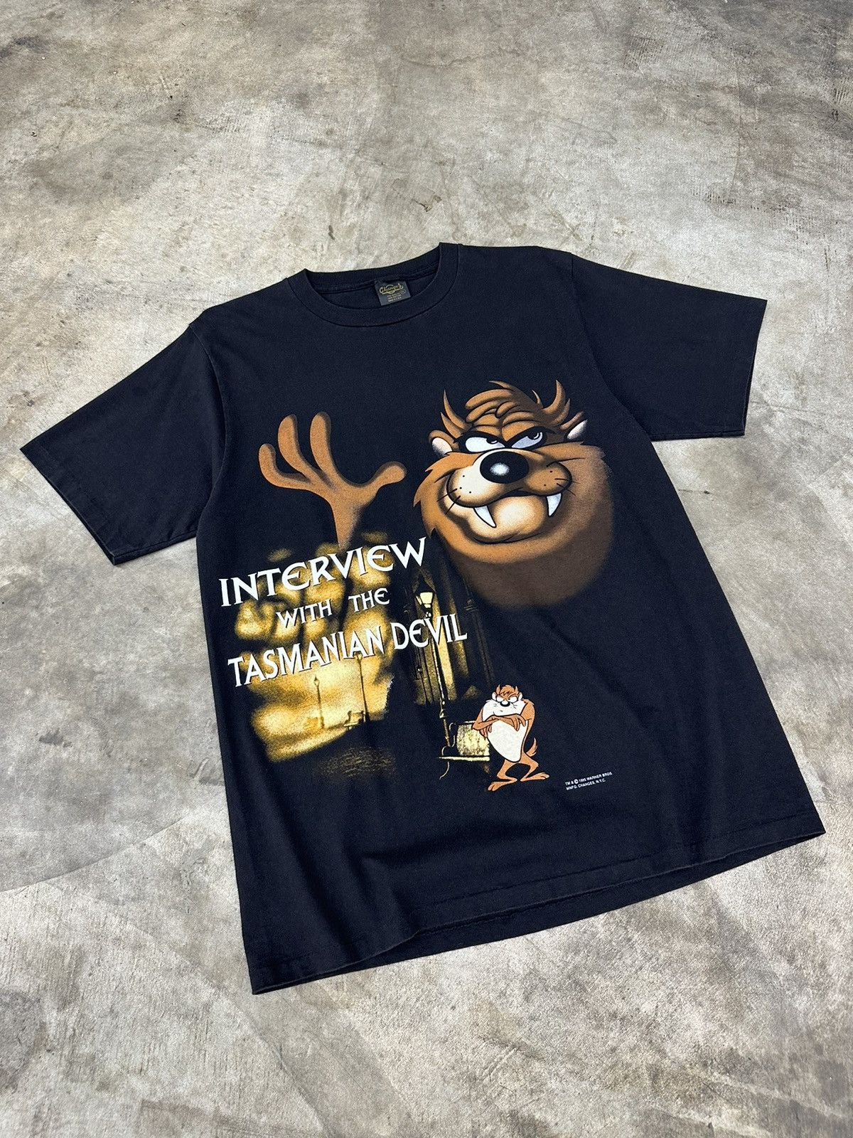 Vintage Vintage Interview With A Vampire Parody Shirt Taz 1995 Size US XL / EU 56 / 4 - 6 Thumbnail