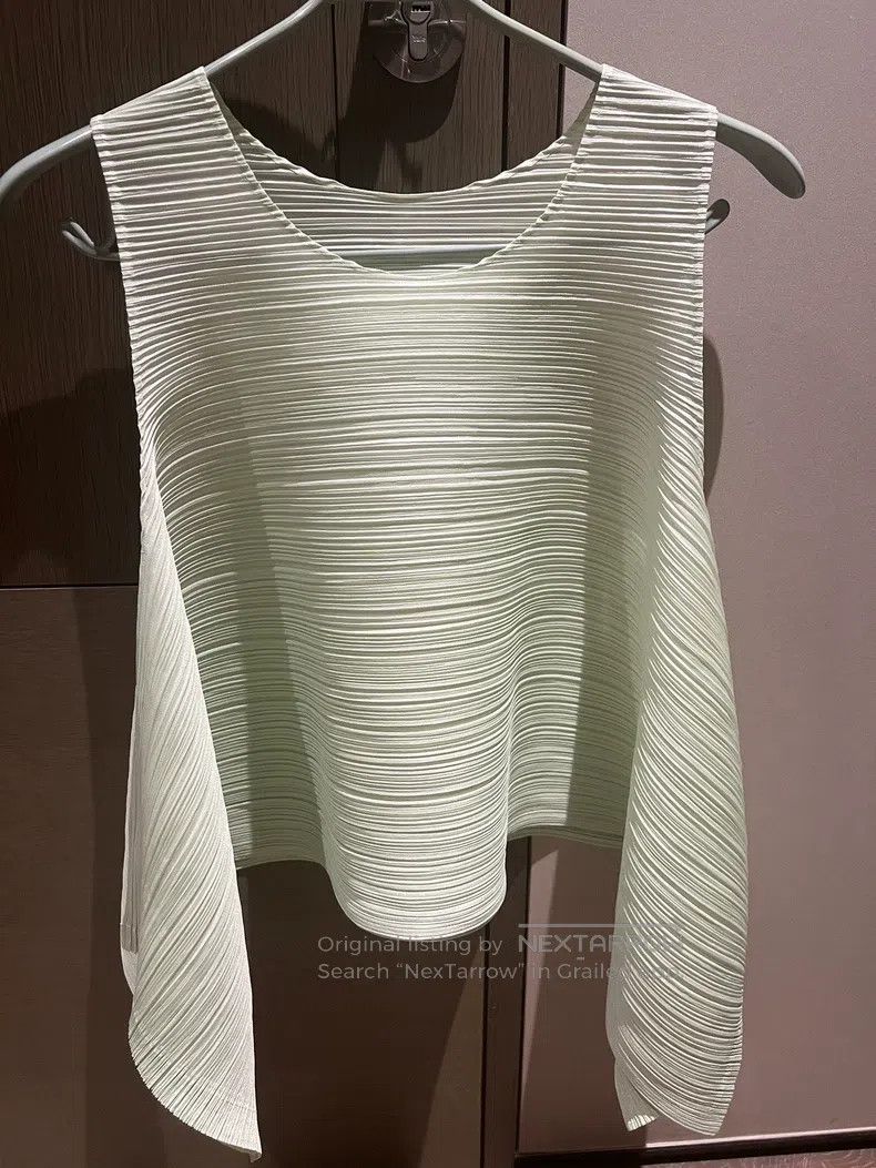 Issey Miyake Issey Miyake Horizontal Striped Tank Top Size L / US 10 / IT 46 - 2 Thumbnail