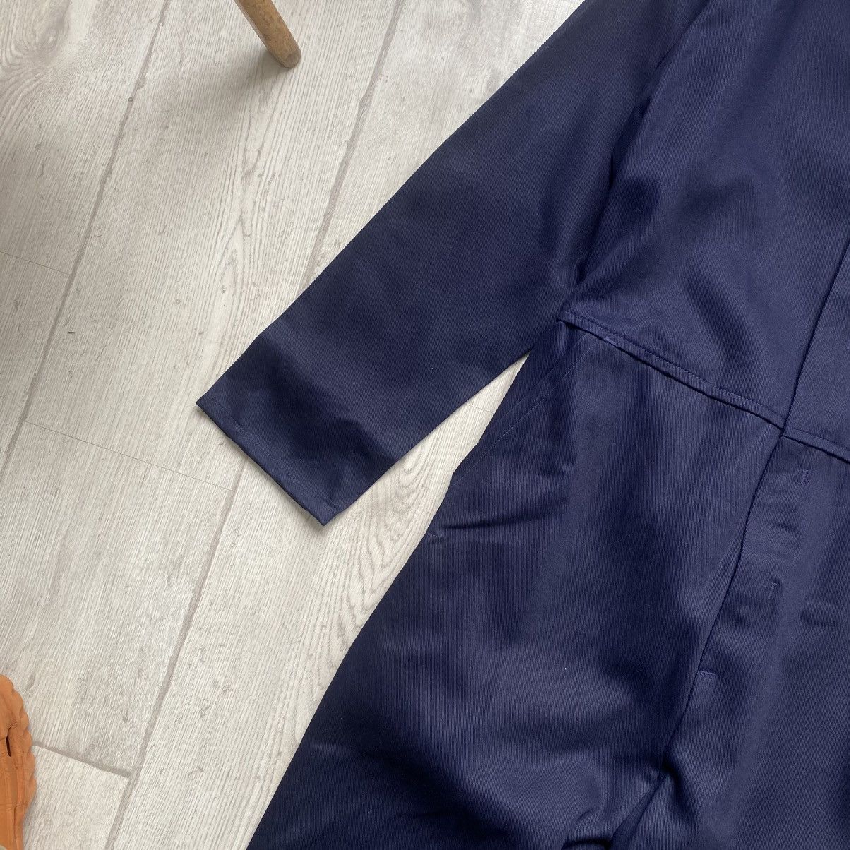 Le Laboureur Workwear Vintage Chore Sanfor French work Coverall jumpsuit Size US 32 / EU 48 - 12 Thumbnail