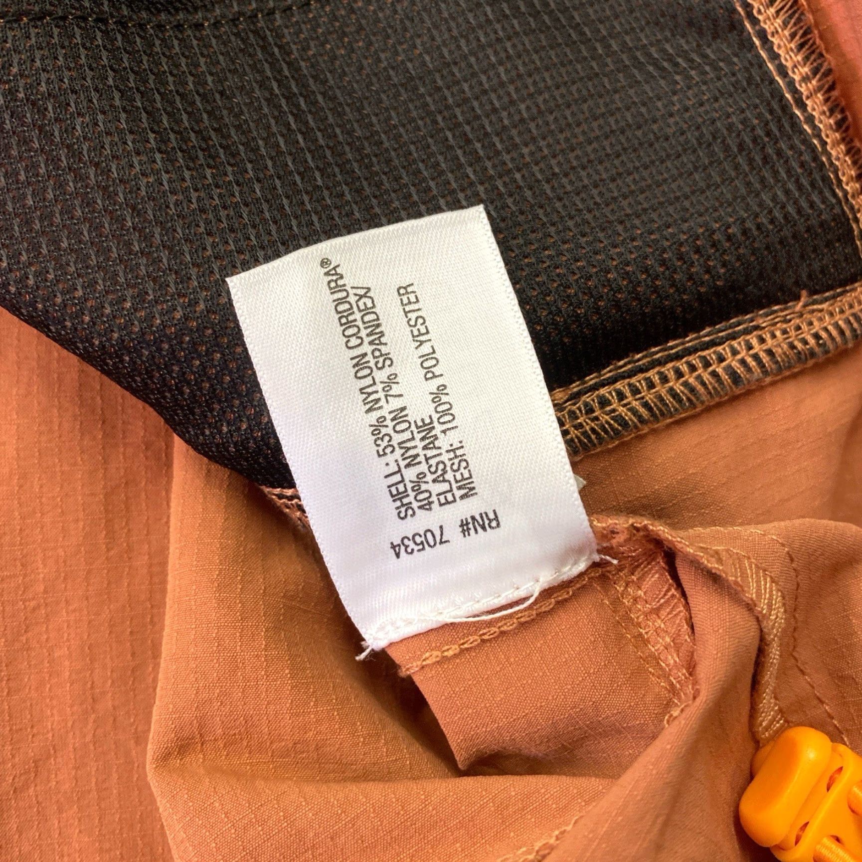 Orvis Orvis Jacket Men XL Quick Dry Lightweight Cordura Ripstop Nylon Stretch Windbreaker Zip Full Zip Outdoor Fishing Camping Adventure Orange Size US XL / EU 56 / 4 - 5 Thumbnail