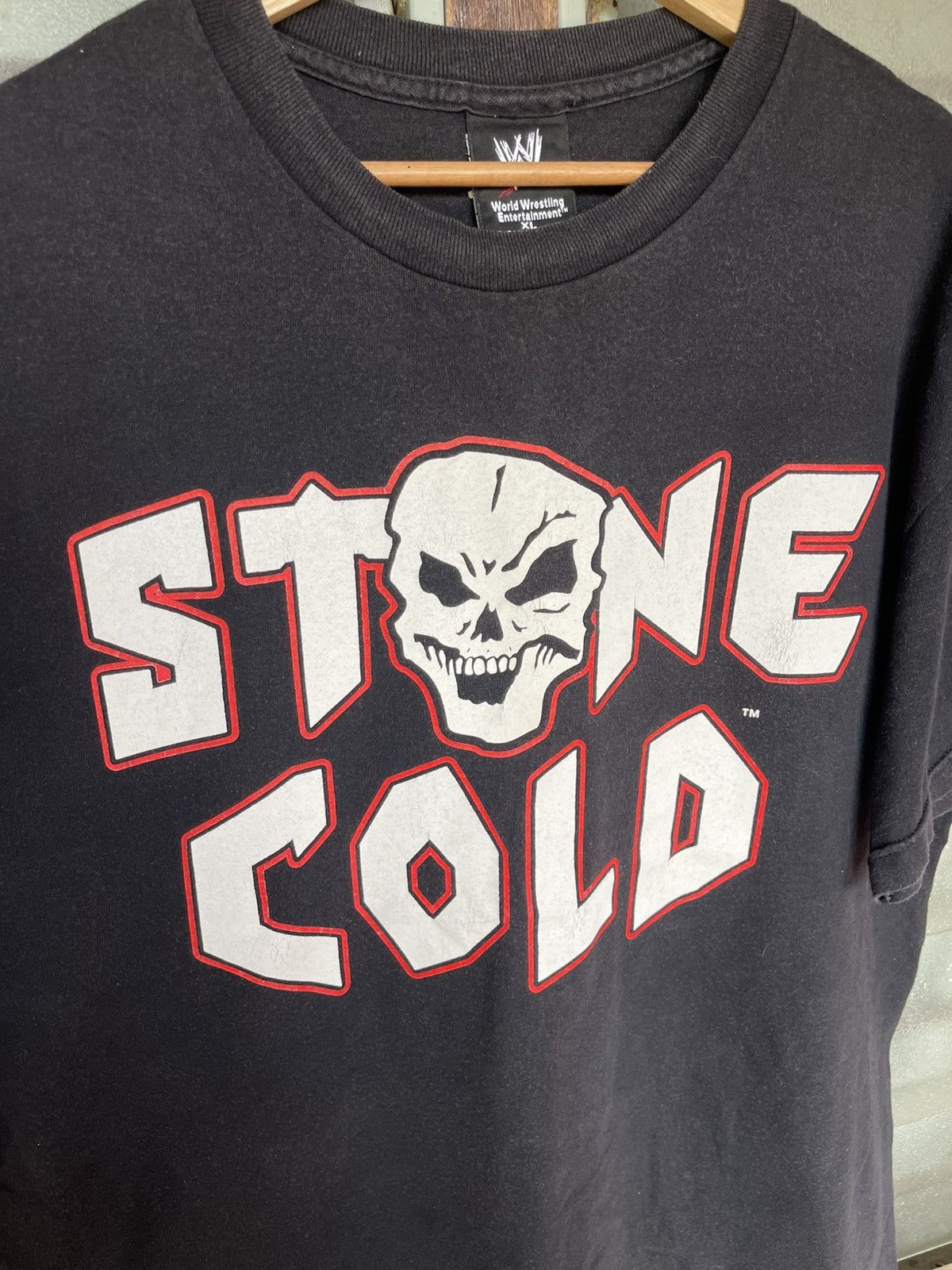 WWE Vintage Stone Cold Bullet Proof Shirt Tee Size US XL / EU 56 / 4 - 5 Thumbnail