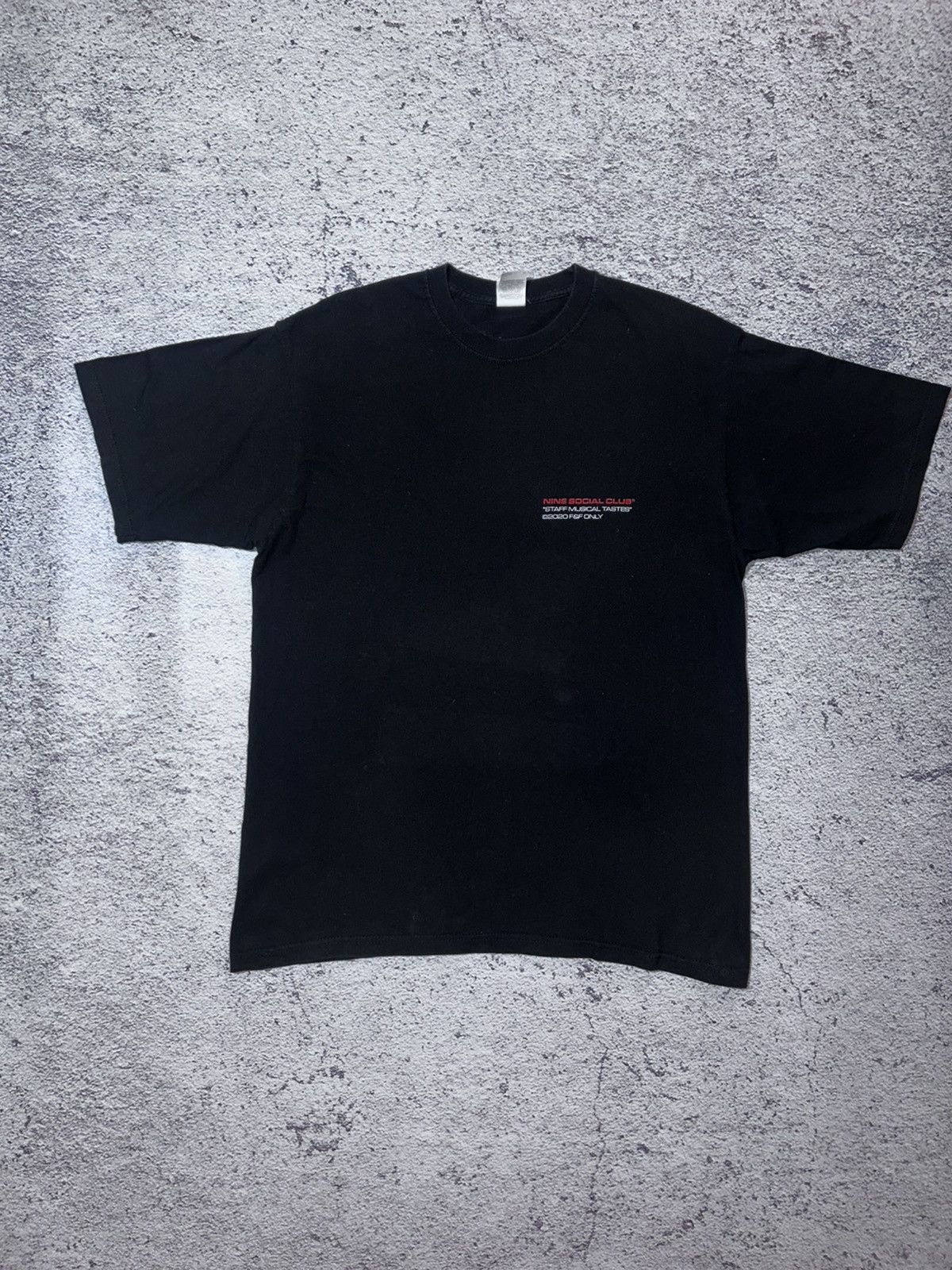 Rap Tees Nine Social Club “Staff Musical Tastes” 2020 Exclusive Size US L / EU 52-54 / 3 - 7 Thumbnail