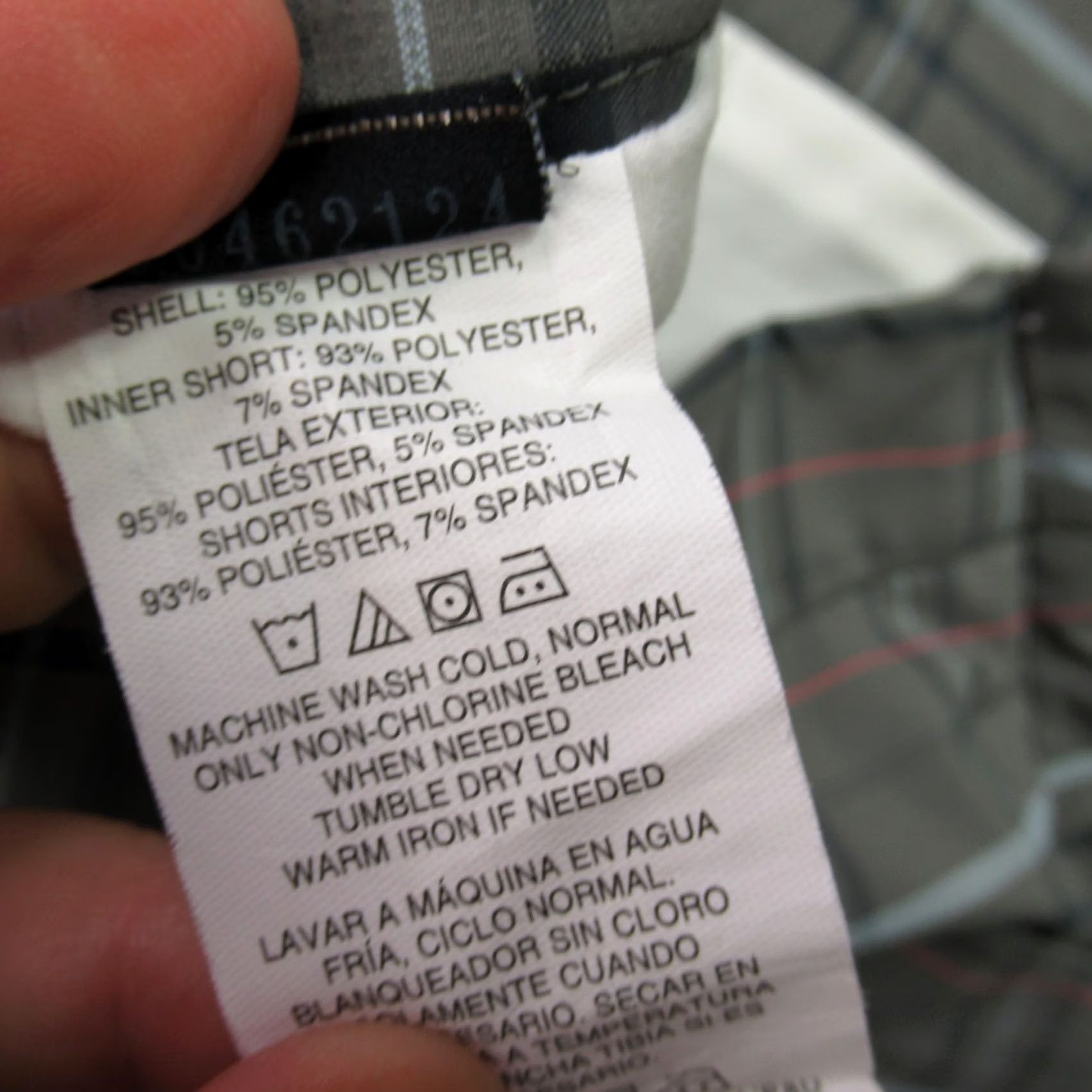Oakley Oakley Skirt Womens 4 Plaid Midi Midi Skirt Lightweight Outdoor Casual Travel Logo Pockets Gray Knit Polyester Spandex Size 27" / US 4 / IT 40 - 4 Thumbnail